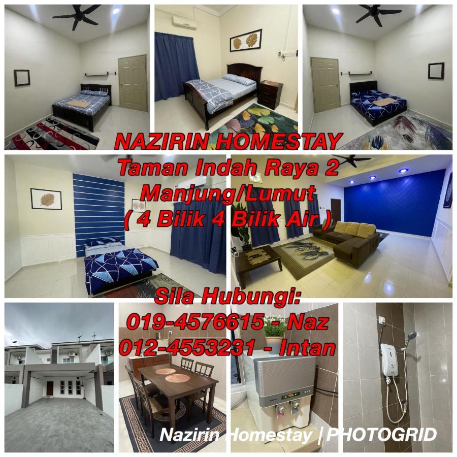 No 61 Nazirin Homestay Tmn Indah Raya 2 Manjung Lumut Kültér fotó